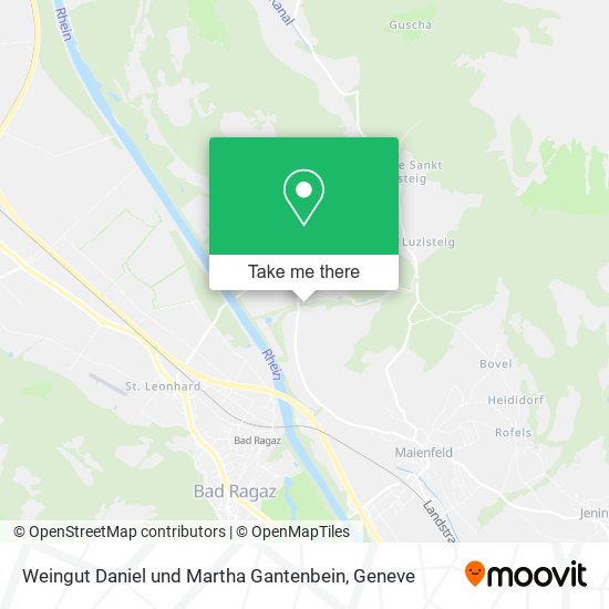 Weingut Daniel und Martha Gantenbein map