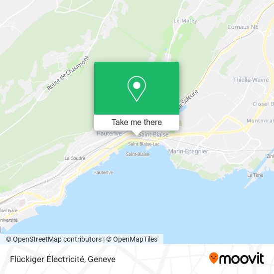Flückiger Électricité map