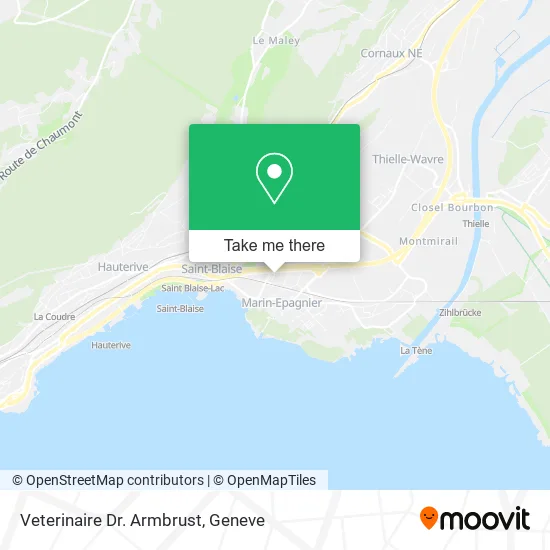 Veterinaire Dr. Armbrust map