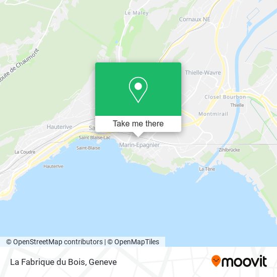 La Fabrique du Bois map