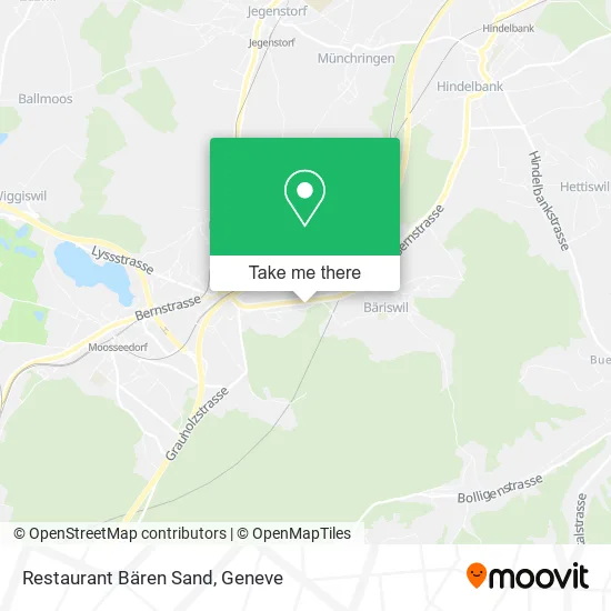 Restaurant Bären Sand map