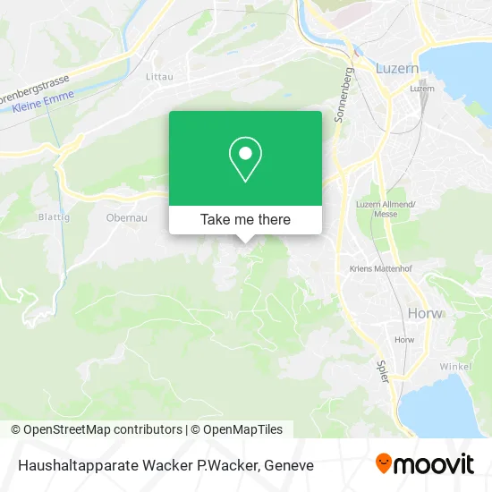 Haushaltapparate Wacker P.Wacker map