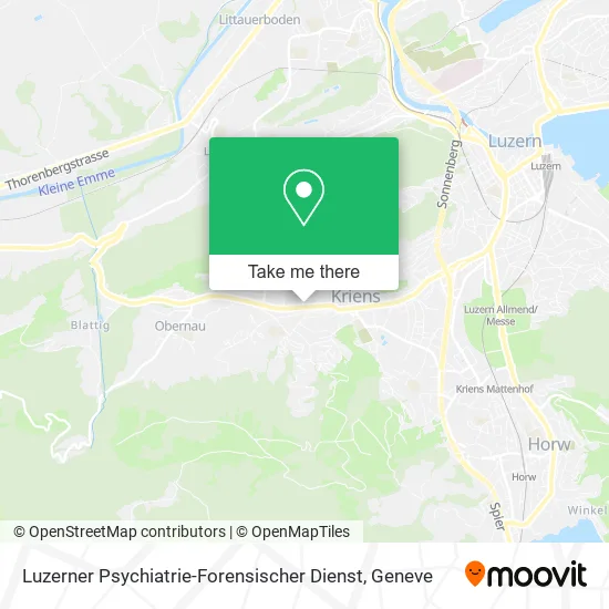 Luzerner Psychiatrie-Forensischer Dienst map