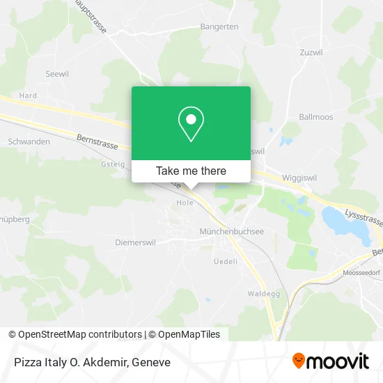 Pizza Italy O. Akdemir map