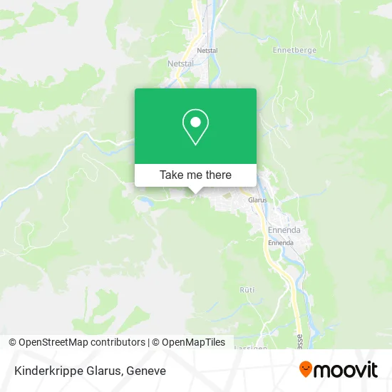 Kinderkrippe Glarus map
