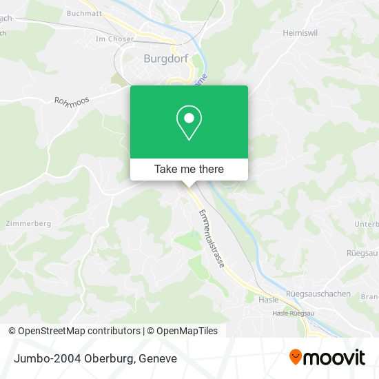 Jumbo-2004 Oberburg map