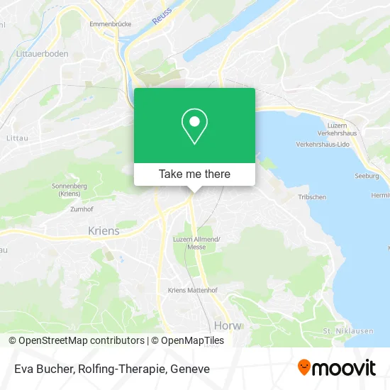 Eva Bucher, Rolfing-Therapie map