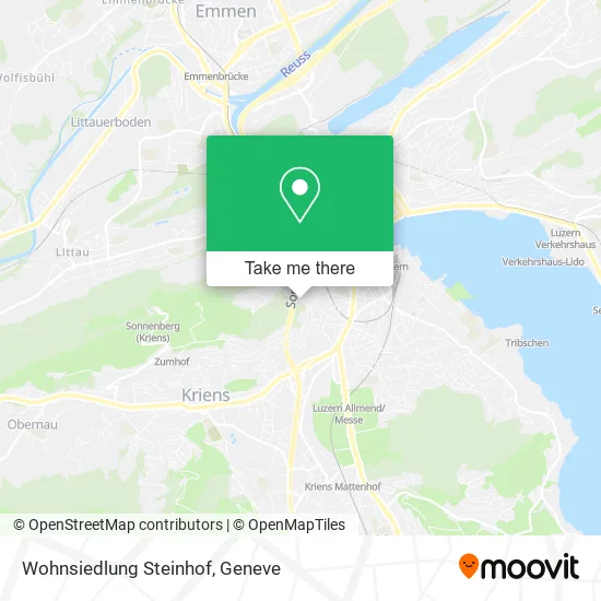 Wohnsiedlung Steinhof map