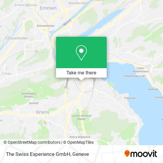 The Swiss Experience GmbH map
