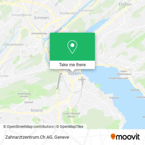 Zahnarztzentrum.Ch AG map