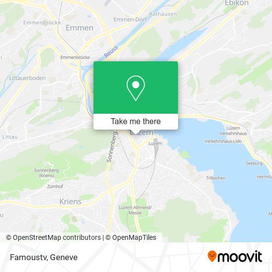 Famoustv map