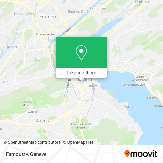 Famoustv map