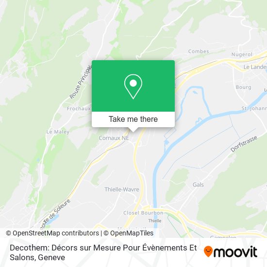 Decothem: Décors sur Mesure Pour Évènements Et Salons map