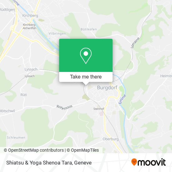 Shiatsu & Yoga Shenoa Tara map