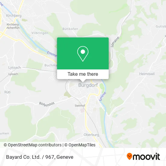 Bayard Co. Ltd. / 967 map