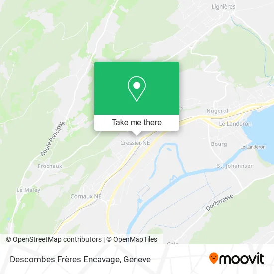 Descombes Frères Encavage map