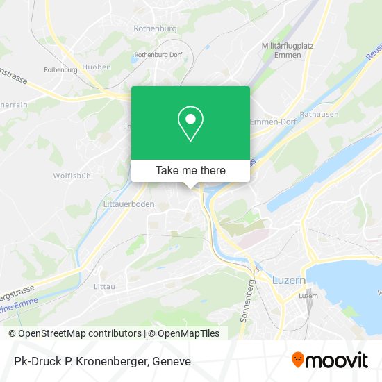 Pk-Druck P. Kronenberger map