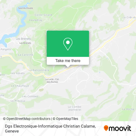Dgs Electronique-Informatique Christian Calame map