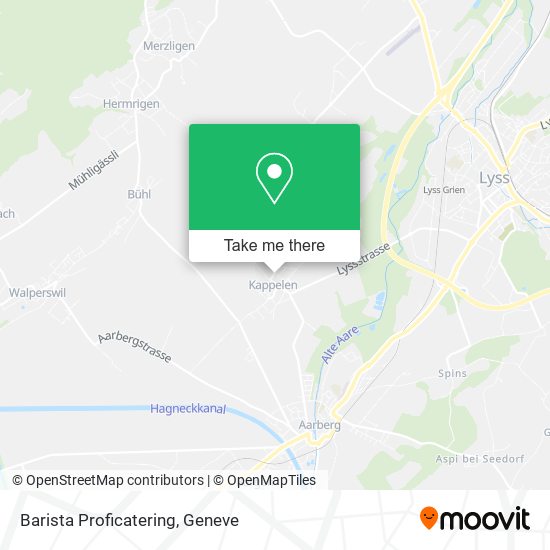 Barista Proficatering map
