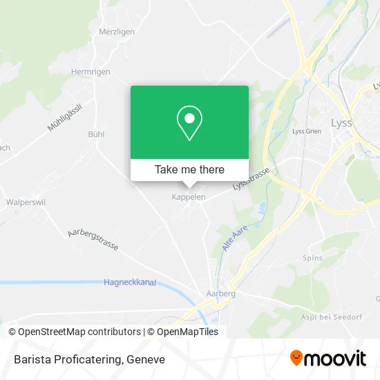 Barista Proficatering map