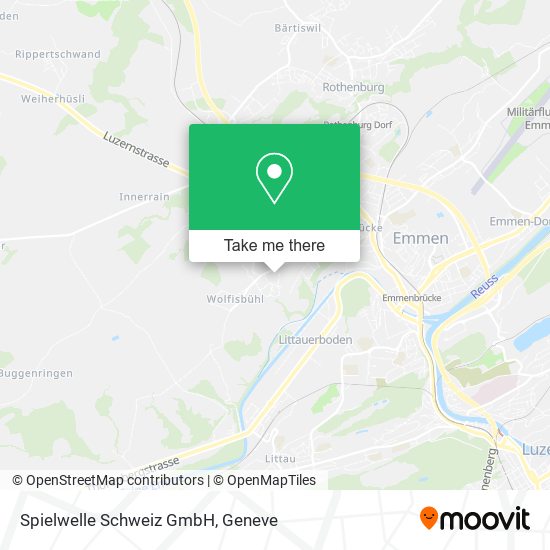 Spielwelle Schweiz GmbH map