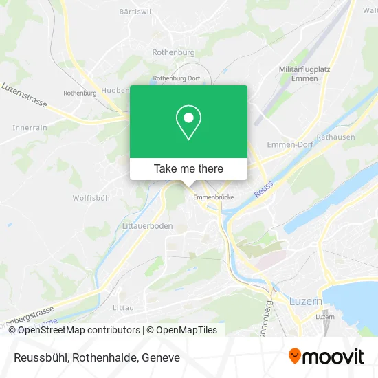 Reussbühl, Rothenhalde map