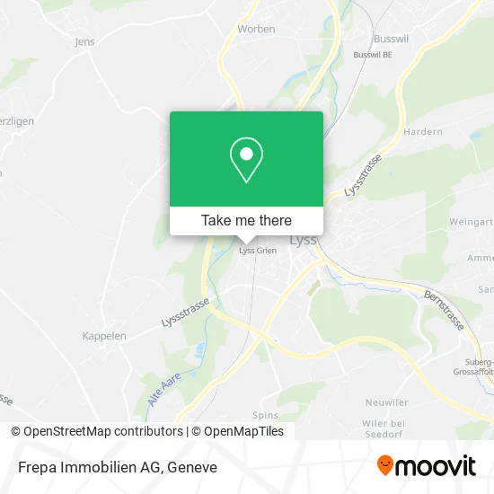 Frepa Immobilien AG map