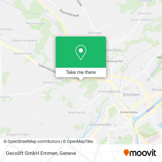 Oecolift GmbH Emmen map