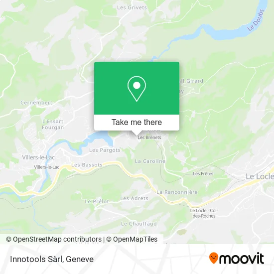Innotools Sàrl map
