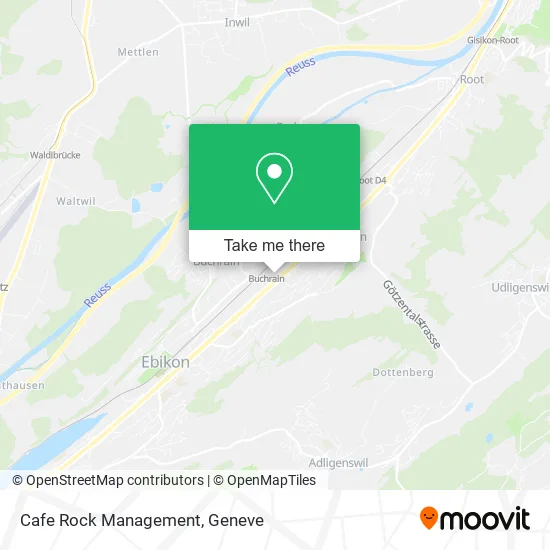 Cafe Rock Management map