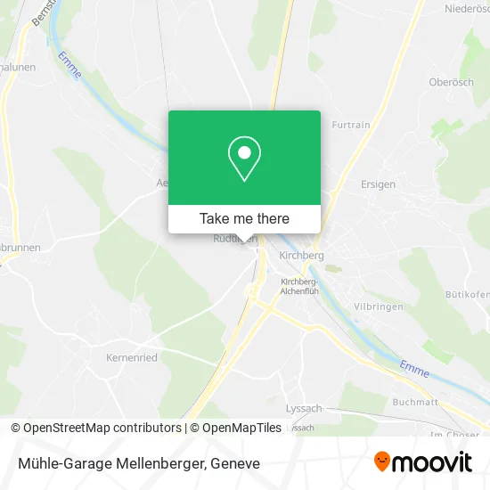 Mühle-Garage Mellenberger map