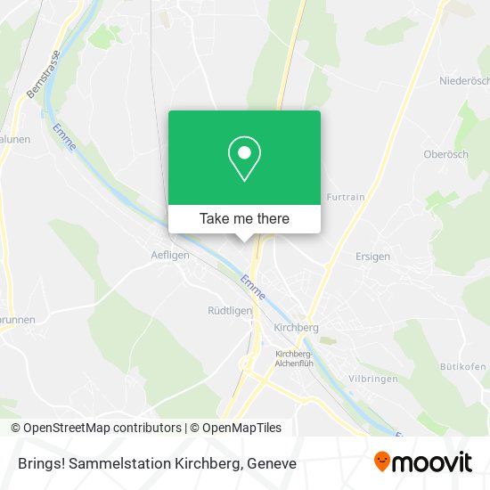 Brings! Sammelstation Kirchberg map
