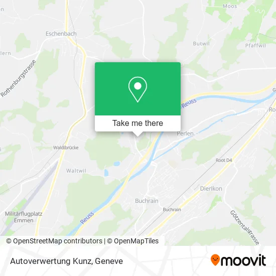 Autoverwertung Kunz map
