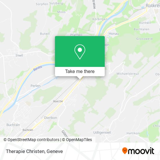 Therapie Christen map