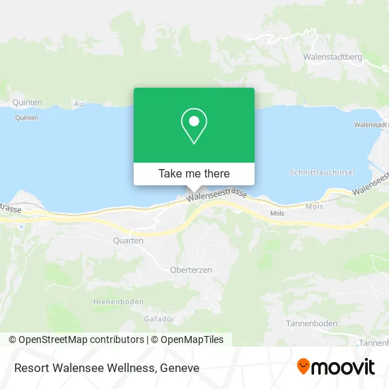 Resort Walensee Wellness map