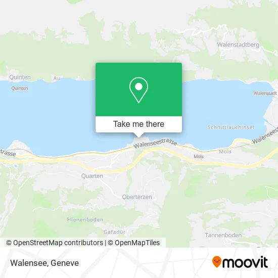Walensee map