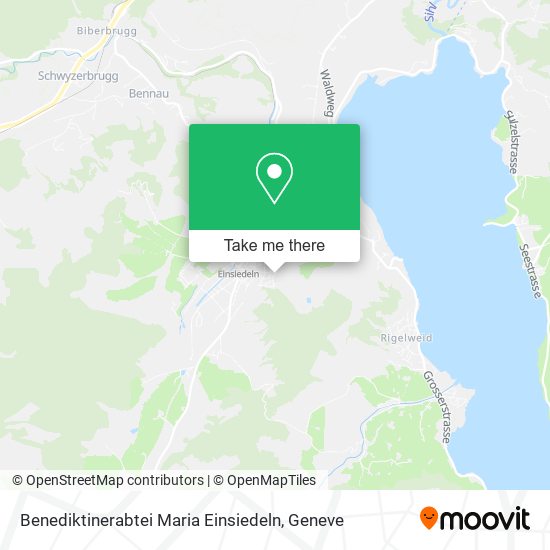 Benediktinerabtei Maria Einsiedeln map