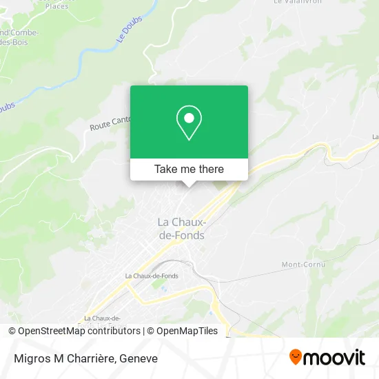 Migros M Charrière map