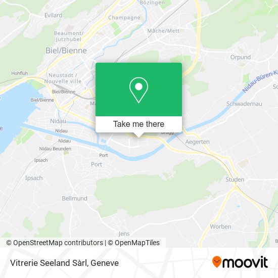 Vitrerie Seeland Sàrl map