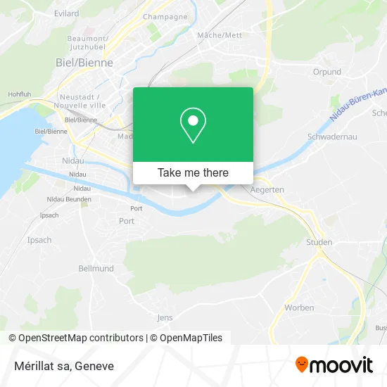Mérillat sa map