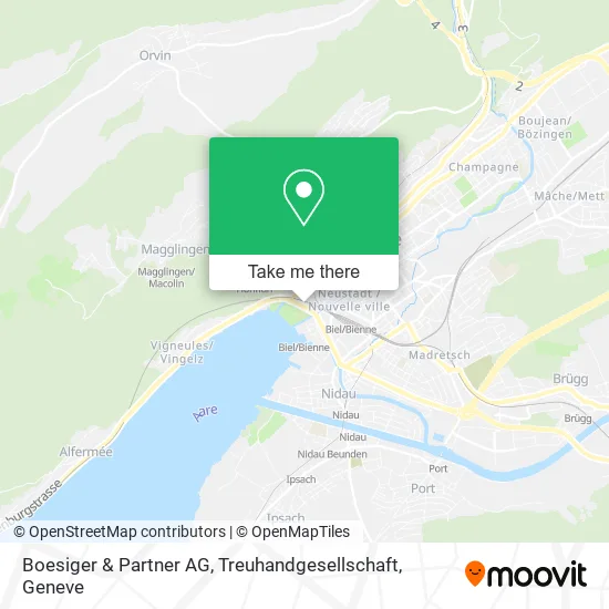 Boesiger & Partner AG, Treuhandgesellschaft map