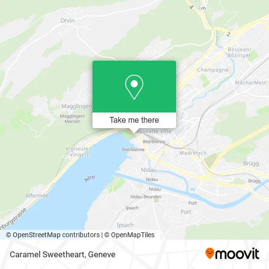 Caramel Sweetheart map