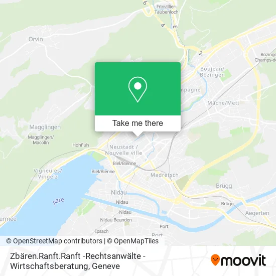 Zbären.Ranft.Ranft -Rechtsanwälte -Wirtschaftsberatung map