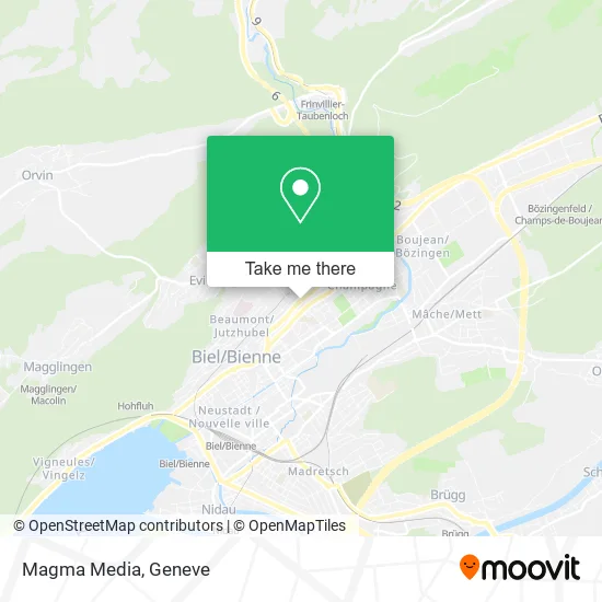 Magma Media map