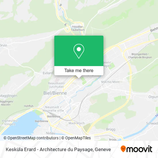 Kesküla Erard - Architecture du Paysage map