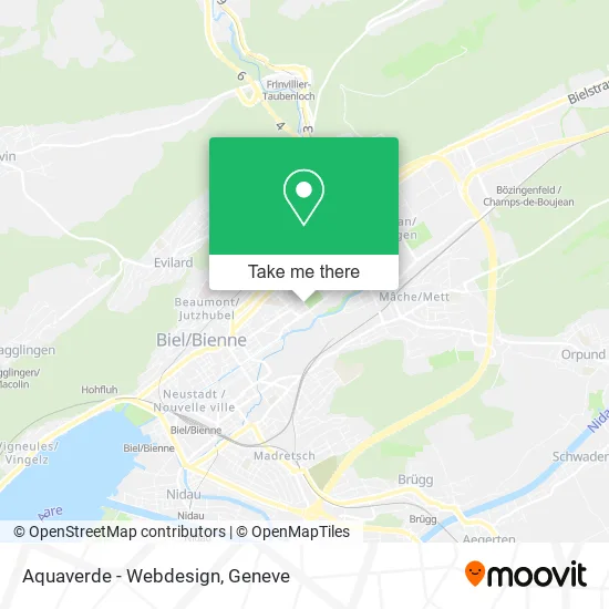 Aquaverde - Webdesign map
