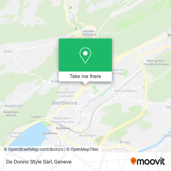 De Donno Style Sàrl map