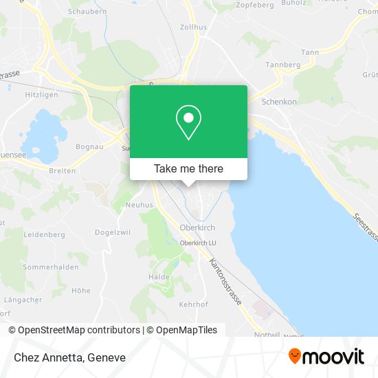 Chez Annetta map