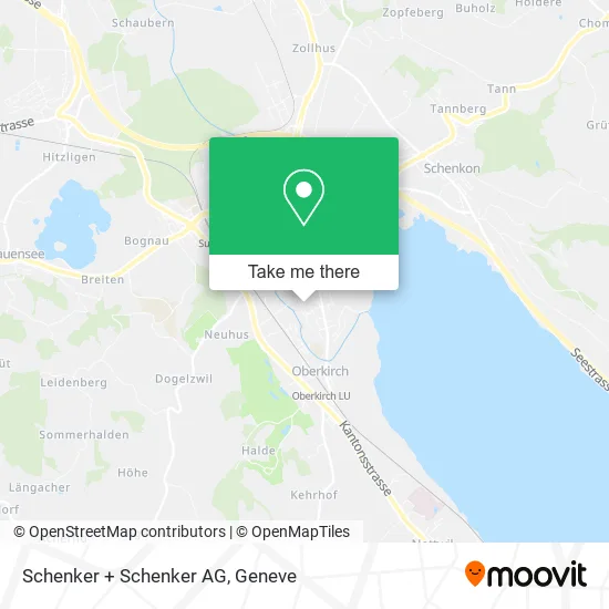 Schenker + Schenker AG map