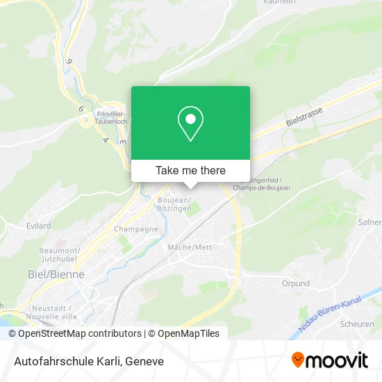 Autofahrschule Karli map